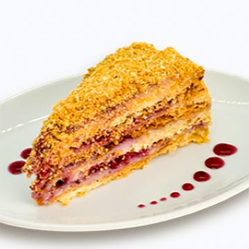 ②フルーツ入りナポレオンケーキ(FRUITS NAPOLEON CAKE)