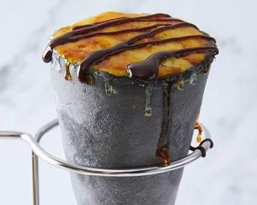 ダブルチョコアイスクレープブリュレ W Choco Ice Cream Crepe Brulee