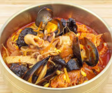 韓国 海鮮ちゃんぽん Seafood champong noodle