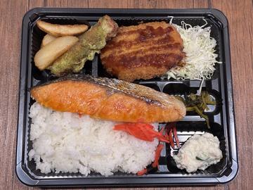 海苔鮭弁当