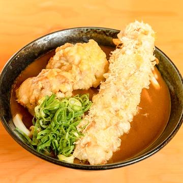 天カレーうどん(温)