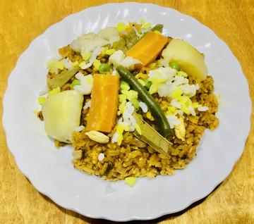 ベジタブルビリヤーニ  Vegetable Biryani