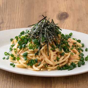 ねぎ香る明太子生パスタ Mentaiko Pasta with Green Onions