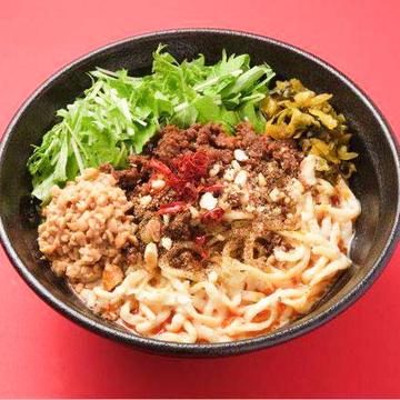 ひきわり納豆汁なし担々麺