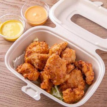 アヒポキ名物!鶏胸肉のモチコチキン(ファミリーパック) Triple Chicken Box お得な3倍量! ヘルシー唐揚 ハニーマスタードかスパイシーマヨで