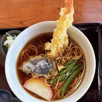 天ぷらそば(レンジで温め)