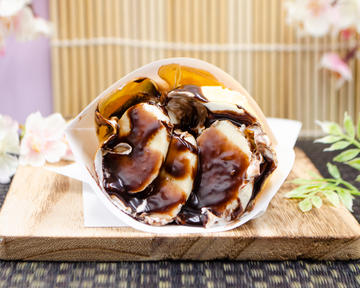ミニチョコバナナクレープ/Chocolate banana crepe mini