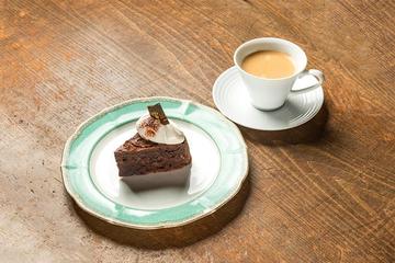 ケーキ+コーヒー