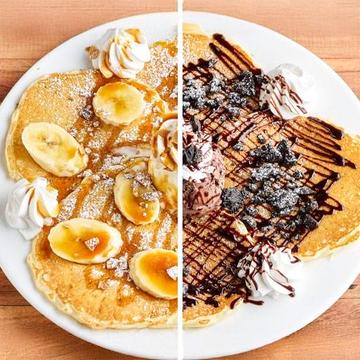 キャラメルバナナ＆トリプルチョコ パンケーキ6枚