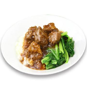 牛バラ肉あんかけご飯