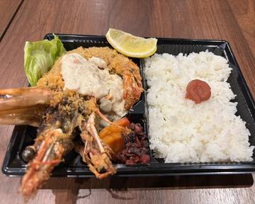 特大エビフライ弁当