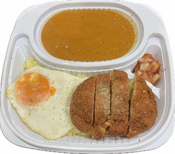 タンドリーチキンの カツカレーkhach khare