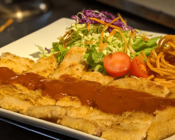 鉄板焼きポークカツレツ~デミグラスのソース~【ランチメニュー】