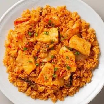 キムチ炒飯 Kimchi fried rice