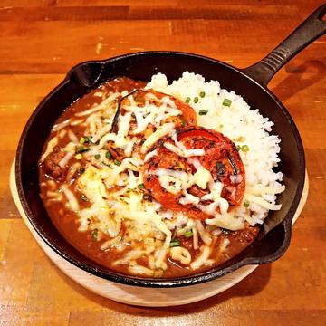 悪魔の太陽トマトチーズカレー