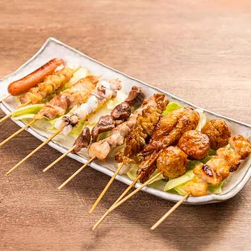 焼き鳥盛り合わせ10本