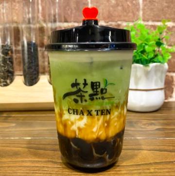 宇治抹茶黒糖タピオカラテ