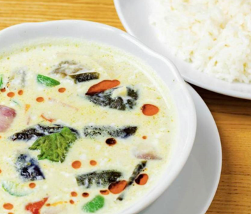 タイグリーンカレーライスセット Thai green curry ＆ rice set