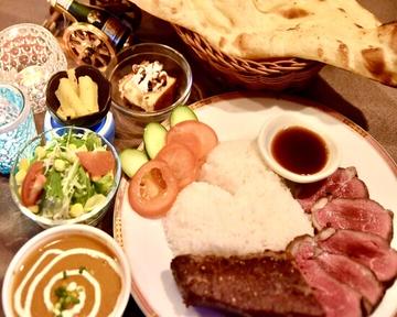 当店スペシャル ステーキライスセット STEAK RICE SET