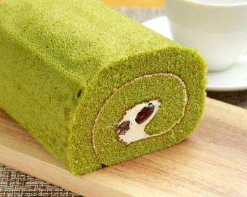 バターロールケーキ:抹茶大納言 Butter Roll Cake : Matcha Dainagon