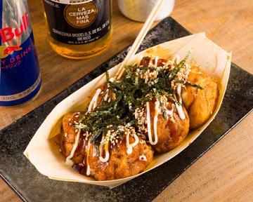 和風たこ焼き(ゆず風味ソース) Japanese Takoyaki (Yuzu Sauce)