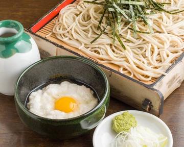 とろろ (そばorうどん) Grated Yam Set (Soba or Udon)