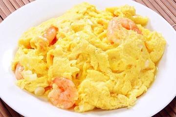 エビ玉子炒め定食