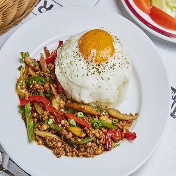【パクチー使わない】ガパオライス/Gapao Rice