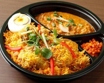 チキンビリヤニとキーマカレーセット 、 Biryani＆KeemaCurrySet