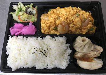 エビチリ玉子弁当 Shrimp ＆ Chili ＆ Egg Bento Box