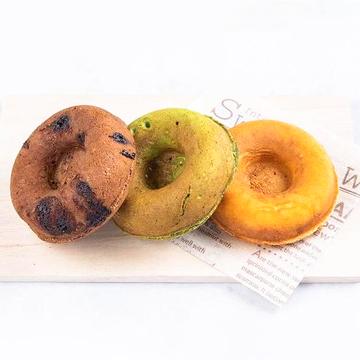 3点セット(プレーン・チョコ・抹茶)グルテンフリー焼きドーナツ