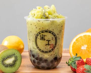 タピオカキウイスムージー Tapioca in Kiwi Smoothie