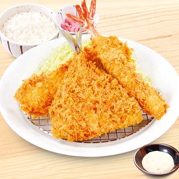 鯵と海鮮フライ弁当