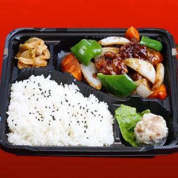 黒酢すぶた弁当
