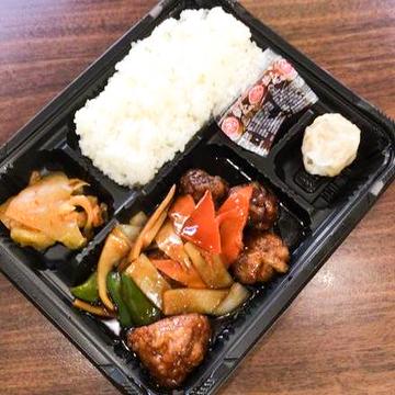 黒酢すぶた弁当
