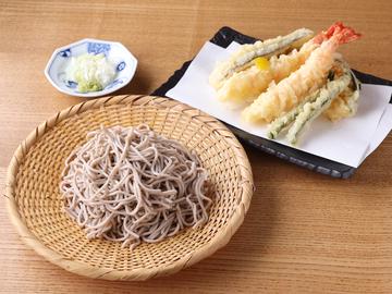 【冷】海老天もりそば