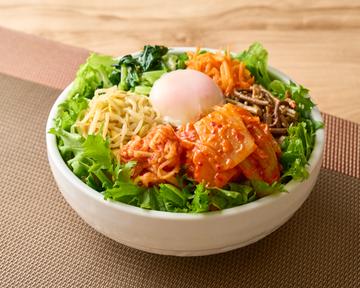 本場韓国キムチとナムル5種類ビビンバ Bibimbap with Korea Kimchi