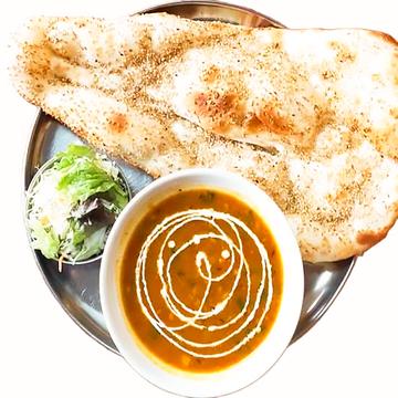 ゴマナンセット(サラダ付)SesameNanSet(Curry Gomanan Salad)