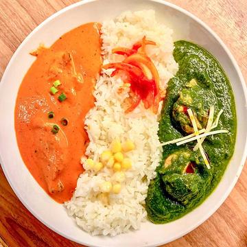 2種類カレーライスセット、2Type Curry Rice Set