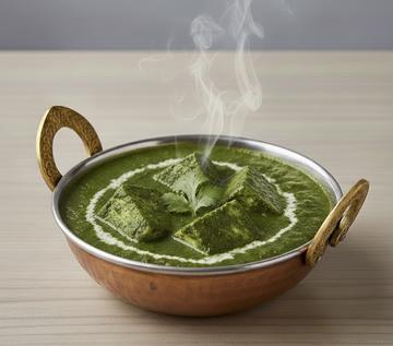 Paneer Hourensou curry パニールほうれん草カレー