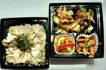 国産豚の焼肉＆中華回鍋肉弁当