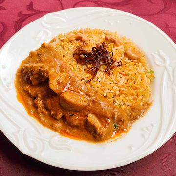 ナシチキンビリヤニ(単品・ライタ付き) Nasi Chiken Biriyani