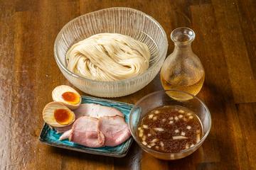 (冷たいスープ割付き)冷やし煮干昆布水つけそば