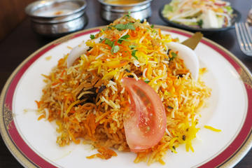 マトンビリヤニー+ライタ Mutton Biryani + Raita