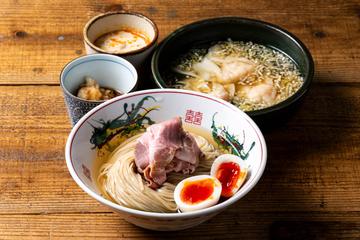 特上味玉海老ワンタン 昆布水つけ麺 (200g)