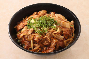 生姜焼き丼男盛(肉1.5倍・ご飯特盛)