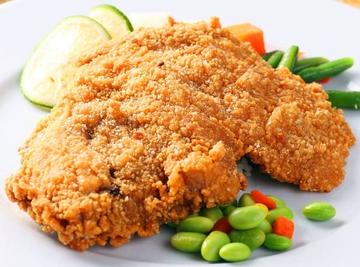 台湾超大チキンカツ huge size chicken steak