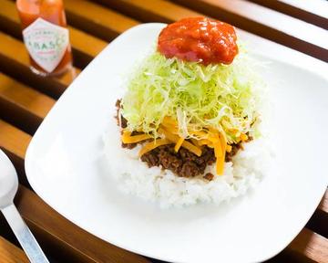 #当店人気No.2 チーズタコライスCheeseTacoRice