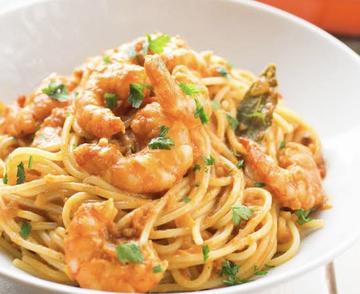 エビのトマトソースパスタ Shrimp Tomato Sauce Pasta