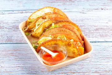 沖縄タコス4ピース Okinawa Fried Tacos 4piece